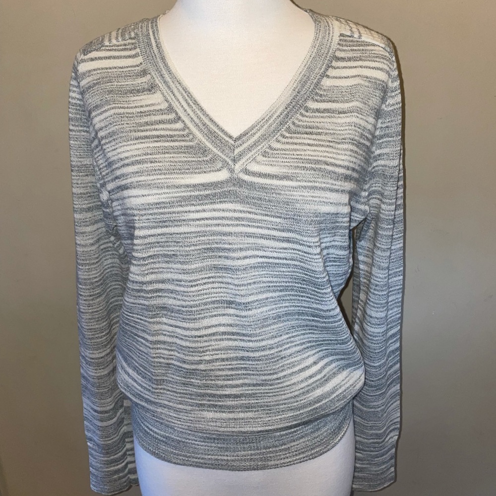 Anthropologie Lightweight Mesh-back Sweater
